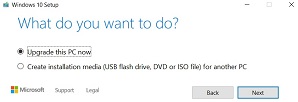 Windows 10 Upgrade Disks