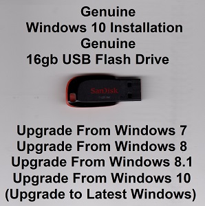 HP Windows 10 Installation USB Pen Drives - USB Flash Drives