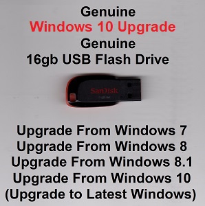 Dell Windows 10 Upgrade USB Disks Windows 10 Upgrade USB Pen Drives